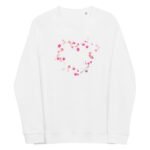 Džemperis be gobtuvo, unisex klasikinis modelis su užrašu "SHINE YOUR LIGHT". Universalaus dizaino džemperis gražiai dera su kitais drabužiais, nuo sportinių marškinėlių iki elegantiškų sijonų.. Džemperis pagamintas iš 80% organinės medvilnės