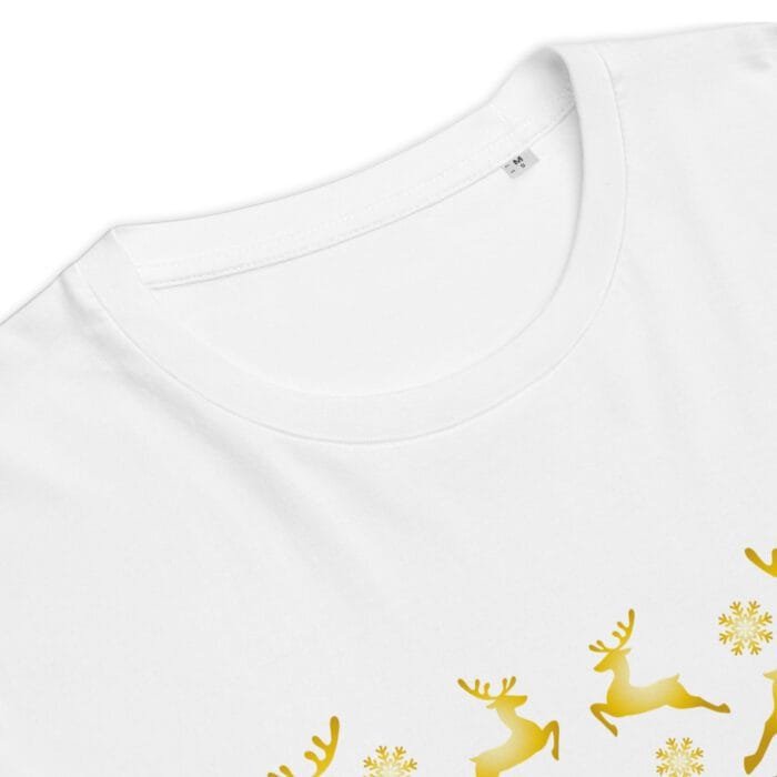 Unisex Kalėdiniai marškinėliai 100% organinė medvilnė, patogumas ir šventinė nuotaika – ko daugiau reikia? Tobula dovana gamtos mylėtojui, draugui ar sau