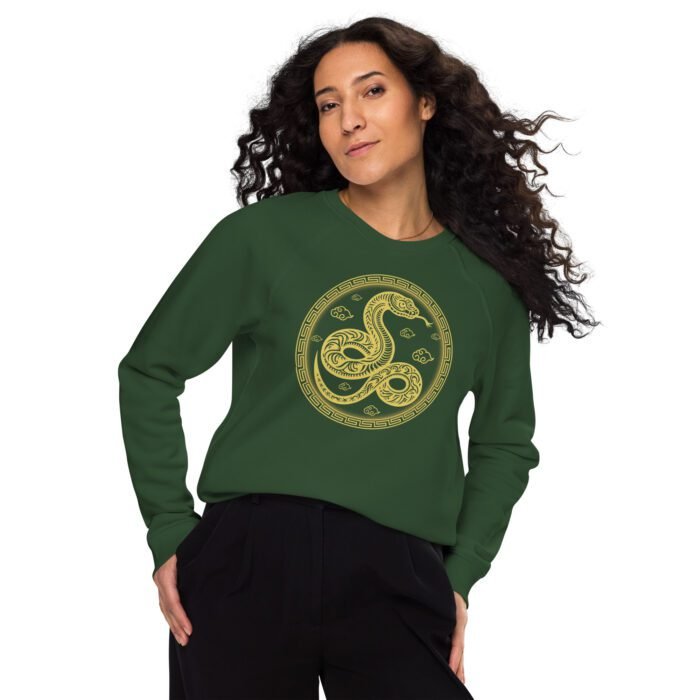 Džemperis be gobtuvo su gyvatės simboliu. Šis unisex modelis, pagamintas iš organinės medvilnės. Tobula dovana Zodiako ženklų mėgėjams, gamtos mylėtojams.