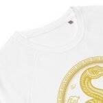 Džemperis be gobtuvo su gyvatės simboliu. Šis unisex modelis, pagamintas iš organinės medvilnės. Tobula dovana Zodiako ženklų mėgėjams, gamtos mylėtojams.