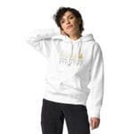 Šis unisex džemperis su gobtuvu tinka jaukiems vakarams, bei šventinėms išvykoms į gamtą. Įkvėptas žiemos grožio. Leiskite Kalėdų dvasiai būti su jumis