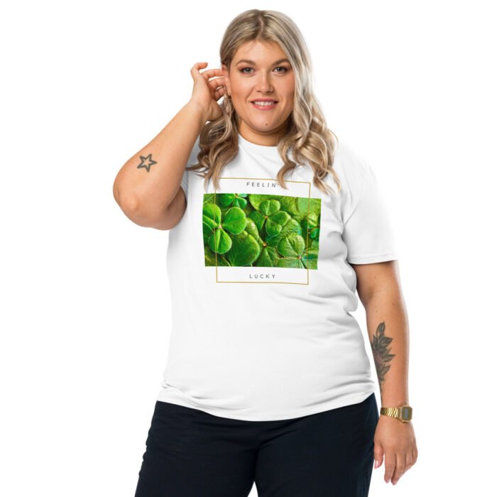 Unisex marškinėliai su dobilo lapų dizainu – stilingas ir prasmingas pasirinkimas. Šie marškinėliai taps ne tik patogiu drabužiu, bet ir pozityvumo išraiška