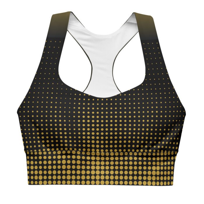 Sportinė liemenėlė ilgo modelio, kompresinė su tvirta atrama puikiai tiks tiek sportui, tiek kasdieniam dėvėjimui. Su dvigubu priekiu