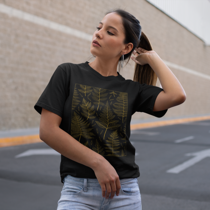 Unisex marškinėliai su gamtos dizainu suteikia gaivumo ir natūralumo pojūtį. Pagaminti iš 100% organinės medvilnės, jie ne tik patogūs, bet ir tvarūs.