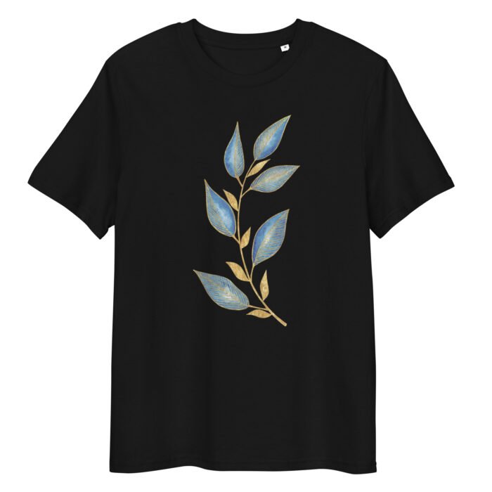 Unisex marškinėliai su piešiniu įkvėpti gamtos – jų lengvas audinys užtikrina patogumą, o dizainas susilieja su aplinka. Pagaminti iš 100% organinės medvilnės