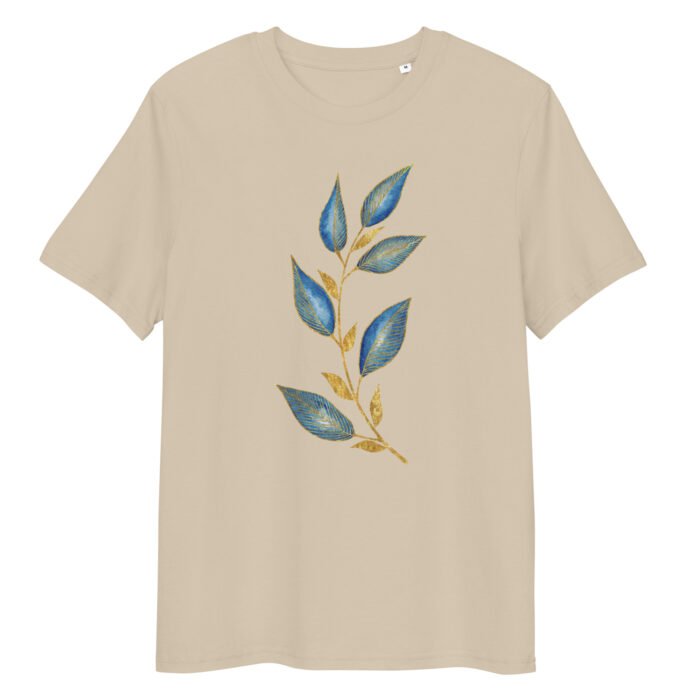 Unisex marškinėliai su piešiniu įkvėpti gamtos – jų lengvas audinys užtikrina patogumą, o dizainas susilieja su aplinka. Pagaminti iš 100% organinės medvilnės