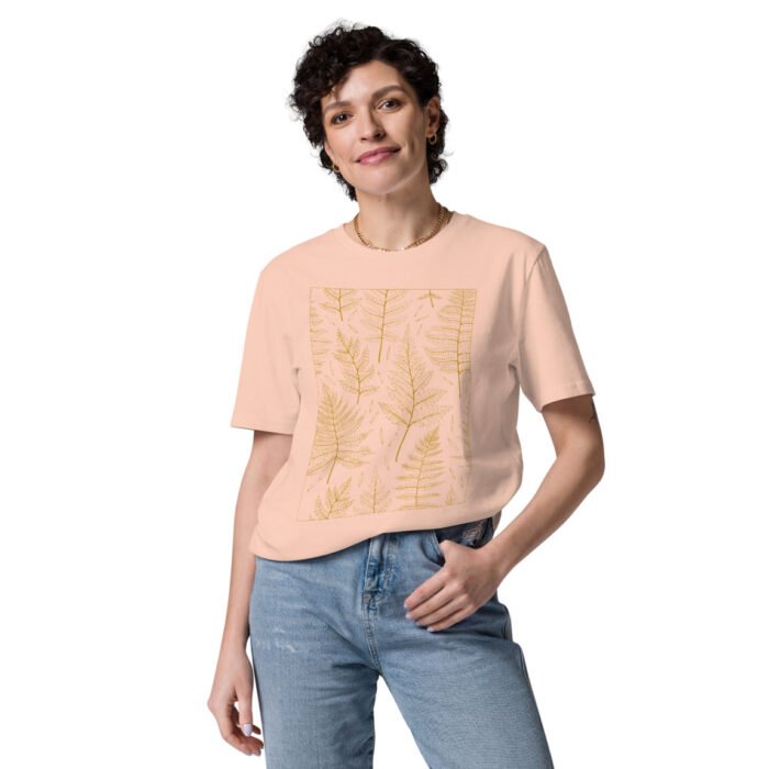 Unisex marškinėliai su gamtos dizainu suteikia gaivumo ir natūralumo pojūtį. Pagaminti iš 100% organinės medvilnės, jie ne tik patogūs, bet ir tvarūs.