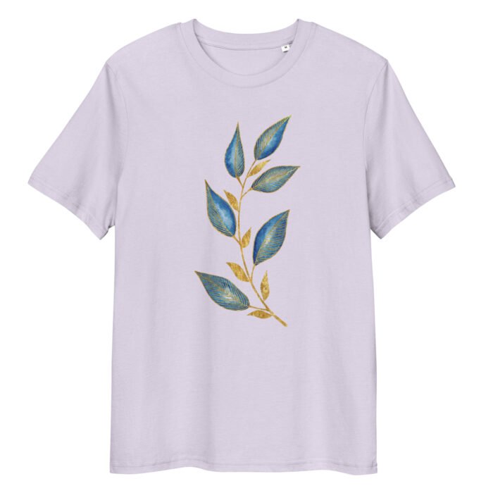 Unisex marškinėliai su piešiniu įkvėpti gamtos – jų lengvas audinys užtikrina patogumą, o dizainas susilieja su aplinka. Pagaminti iš 100% organinės medvilnės