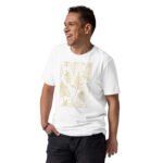 Unisex marškinėliai su gamtos dizainu suteikia gaivumo ir natūralumo pojūtį. Pagaminti iš 100% organinės medvilnės, jie ne tik patogūs, bet ir tvarūs.