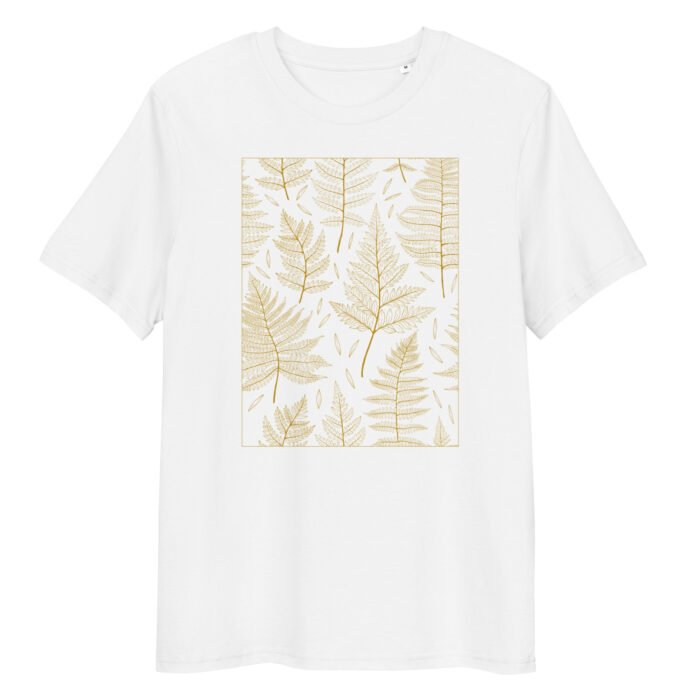 Unisex marškinėliai su gamtos dizainu suteikia gaivumo ir natūralumo pojūtį. Pagaminti iš 100% organinės medvilnės, jie ne tik patogūs, bet ir tvarūs.