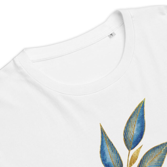 Unisex marškinėliai su piešiniu įkvėpti gamtos – jų lengvas audinys užtikrina patogumą, o dizainas susilieja su aplinka. Pagaminti iš 100% organinės medvilnės