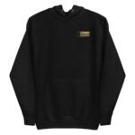 Unisex džemperis su gobtuvu – subtilus lietuviškų spalvų atspindys be perteklinių detalių. Trispalvė integruota į minimalistinį dizainą