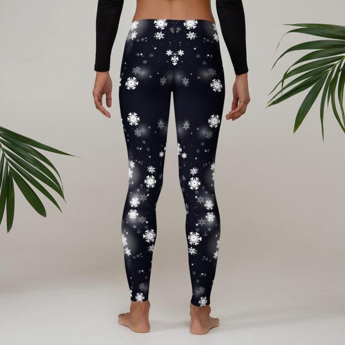 Elegantiškos tamsios temprės su snaigėmis. Išskirtinis, šventiškas, bet subtilus dizainas — tinka šventėms, sportui ir kasdienai.