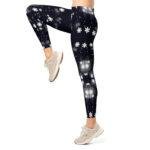 Elegantiškos tamsios temprės su snaigėmis. Išskirtinis, šventiškas, bet subtilus dizainas — tinka šventėms, sportui ir kasdienai.