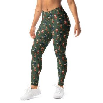 Ryškios ir linksmos temprės su spragtukų raštu. Puikiai tinka šventiniam sezonui, treniruotėms, fotosesijoms ir kasdieniam dėvėjimui.