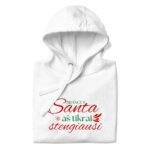 Šis Kalėdinis džemperis su gobtuvu skirtas visiems, kurie mėgsta šventinį jaukumą. Apsivilkite jį ir leiskite Kalėdų nuotaikai lydėti jus namuose, lauke ar šventiniuose susitikimuose.