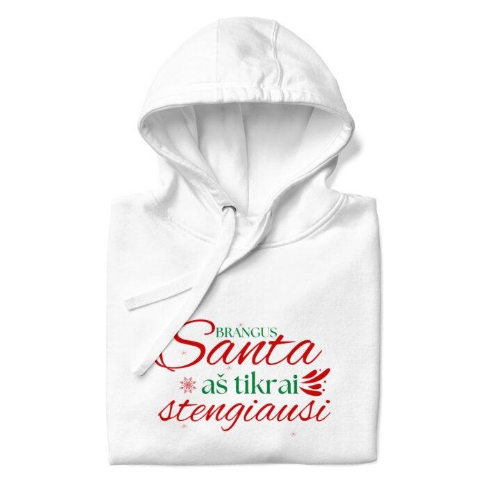 Šis Kalėdinis džemperis su gobtuvu skirtas visiems, kurie mėgsta šventinį jaukumą. Apsivilkite jį ir leiskite Kalėdų nuotaikai lydėti jus namuose, lauke ar šventiniuose susitikimuose.