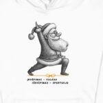 Patogus, šiltas ir šventiškas – džemperis su gobtuvu taps tikru jūsų žiemos draugu. Idealus tiems, kurie nori išlaikyti subtilią Kalėdų dvasią.