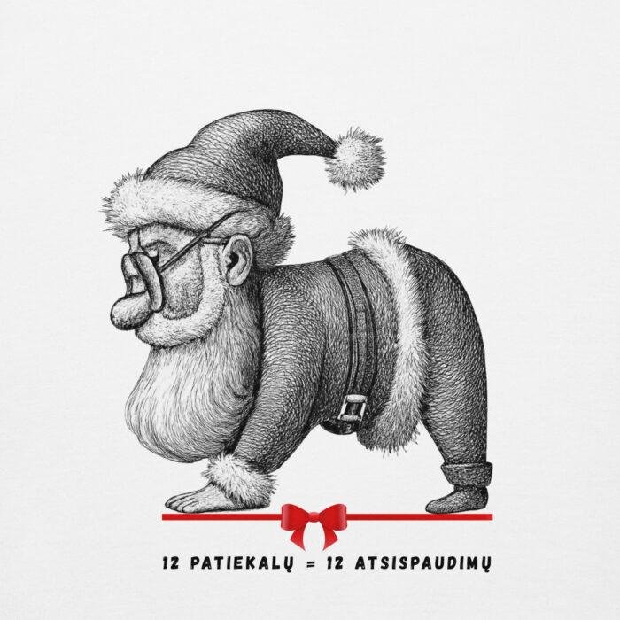 Unisex džemperis su gobtuvu "Šventinė Nuotaika" sukurtas mėgstantiems Kalėdas ir komfortą, suteiks šilumos net pačiomis šaltiausiomis dienomis.