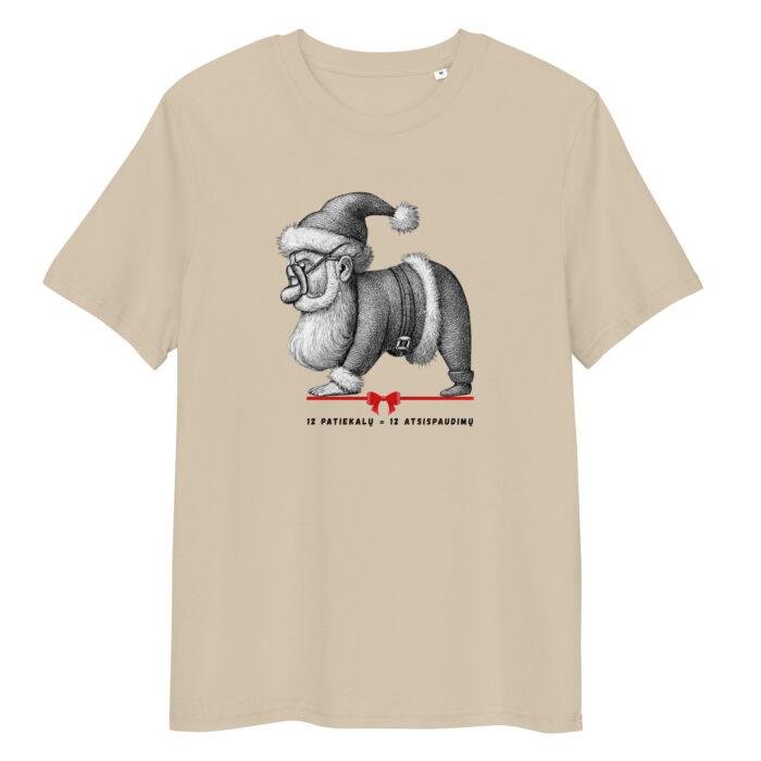 Jei norisi šventinės nuotaikos be jokių pastangų, šie unisex marškinėliai "Kalėdinės instrukcijos" padarys visą darbą už tave. Švelnūs, saugūs odai.