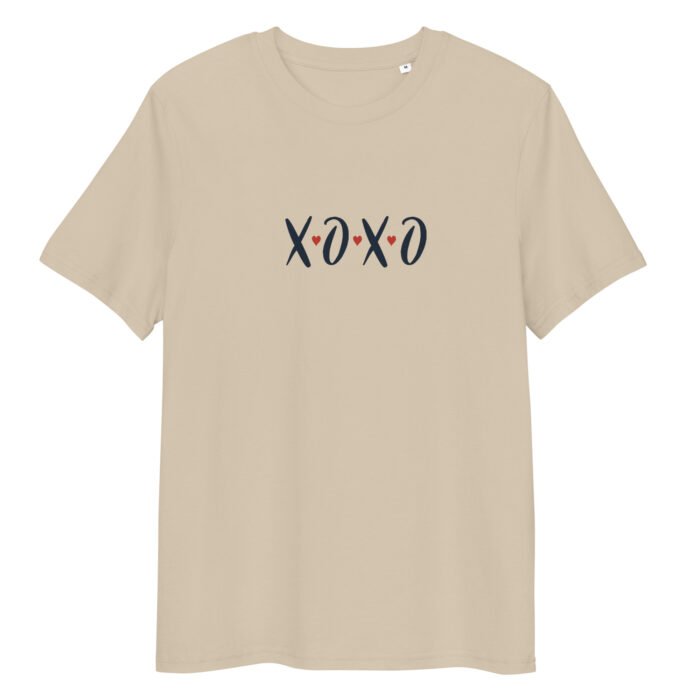 Šie unisex marškinėliai iš 100% organinės medvilnės, minkšti ir puikiai tinka kasdienai. Kartais norisi šiek tiek šilumos ir meilės – XOXO